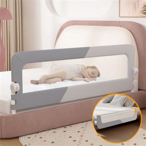 HJB VISSO Foldable Toddler Bed Rails,Safety Baby Bed Rails Guard, Bed ...