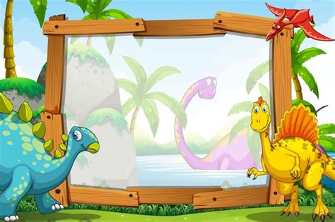 Cartoon dinosaur background Images - Free Download on Freepik