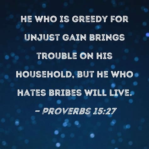 Greed Bible Quotes