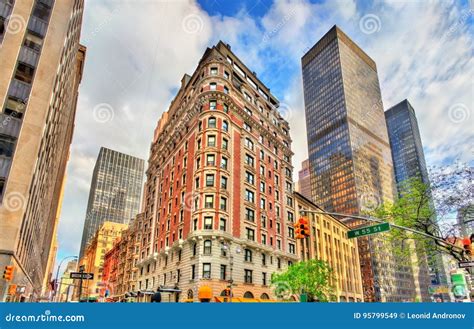 Historic Buildings in Manhattan, New York City Stock Image - Image of ...