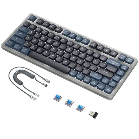 Attack Shark Low Profile Mechanical Keyboard 75 Tkl Wireless Keyboard ...