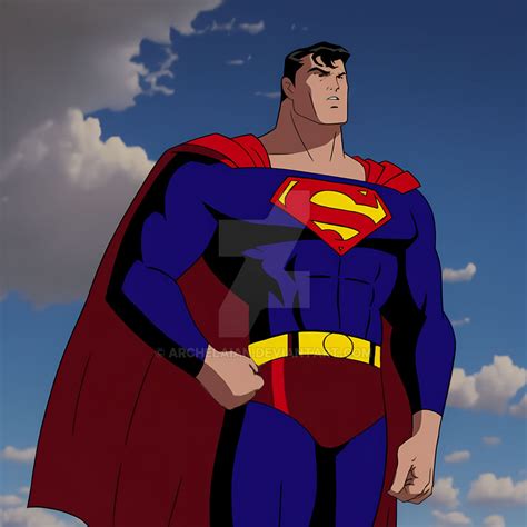 Superman stands tall by archelaian on DeviantArt