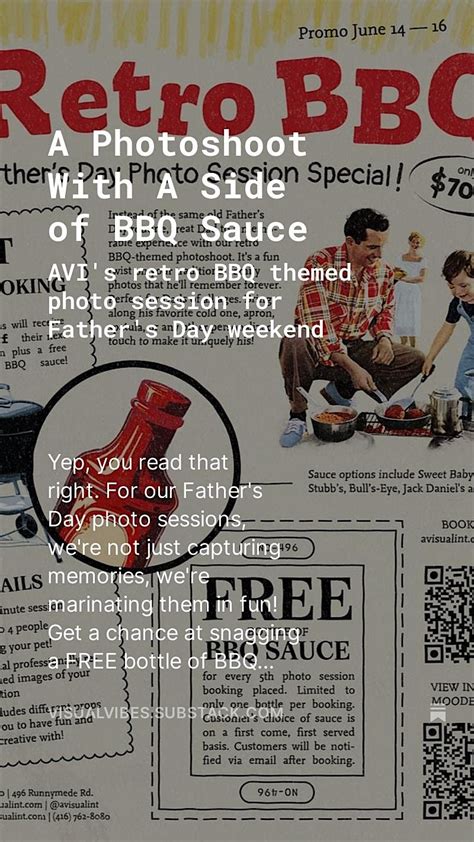 Father’s Day BBQ Photoshoot, 496 Runnymede Rd, Toronto, 14 June to 16 ...