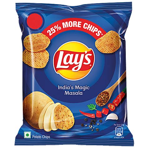 Buy Lays Potato Chips Indias Magic Masala 24 Gm Online At Best Price of ...