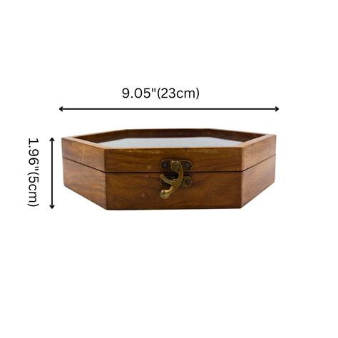 Wooden Spice Box with six compartments – Natriel