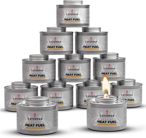 Amazon.com: Caterpax - 12 Pack - 6 Hour Chafing Fuel Cans for Food ...
