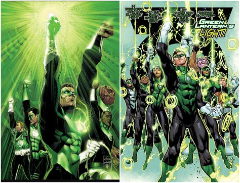The more things change... [Green Lantern: Rebirth 6 and page from Green ...