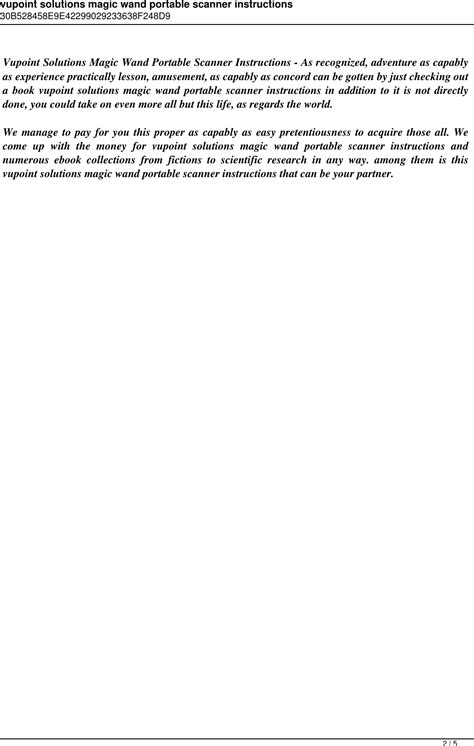 Image result for How to Use VuPoint Magic Wand Scanner