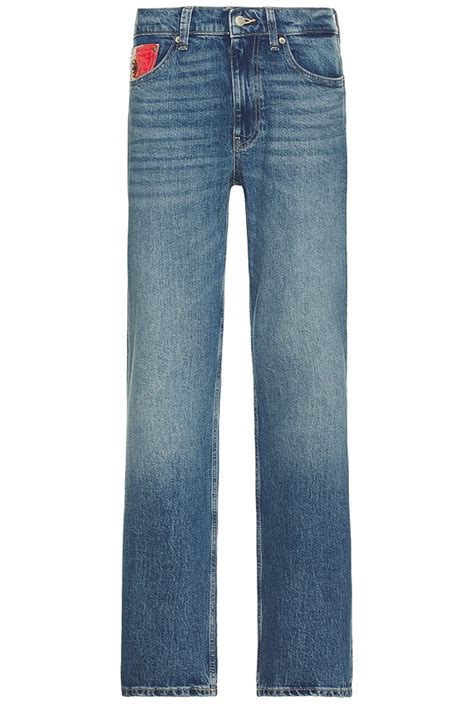 Tommy Jeans Ryan Slim Straight Jeans in Denim Medium | REVOLVE