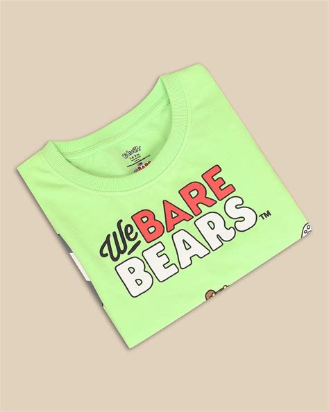 We Bare Bears Printed Relaxed Fit Tshirt For Girls – Kidsville