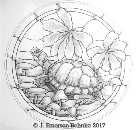 Buy Box Turtle With Mushrooms digital.pdf Online in India - Etsy