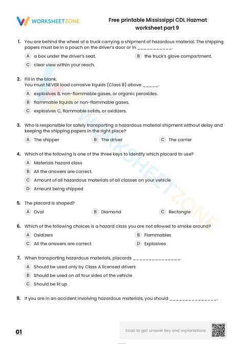 Esl Practice Test With Answers - Free Printable Templates: