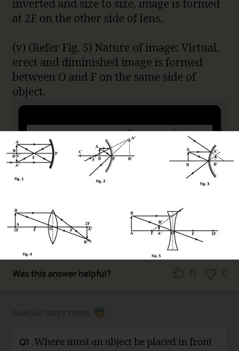 draw the ray diagram in each case to show the position and nature of ...