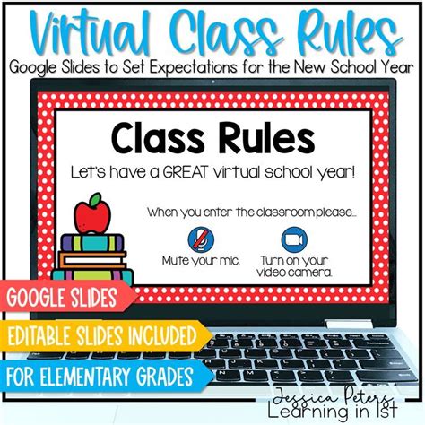 Image result for Virtual Class Rules Elementary