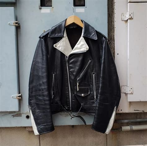 Johnny Thunders！ 70s US Vintage "Two Tone" Double Riders Jacket ジョニー ...