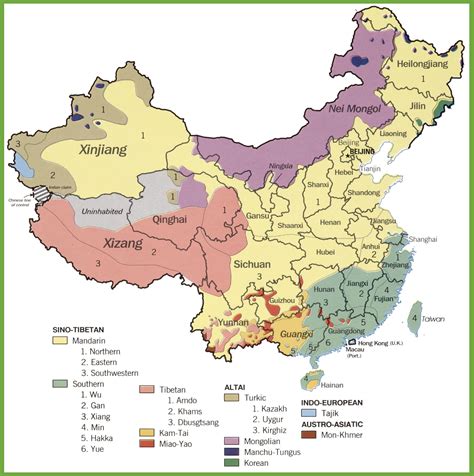 China Language Map 的图像结果