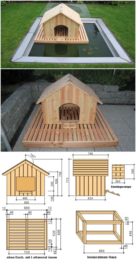 Floating Duck House Plans: A Guide To Building A Home For Your Ducks ...