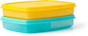 Flipkart.com | TUPPERWARE Slim Divided Lunch Container 2 Containers ...