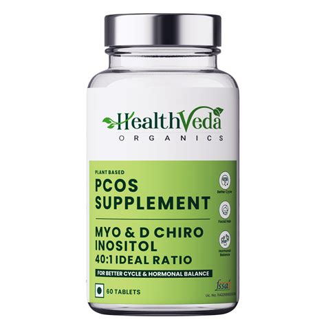Buy Veda s Based PCOS Multi with Myo-Inositol 2000mg, D-Chiro-Inositol ...