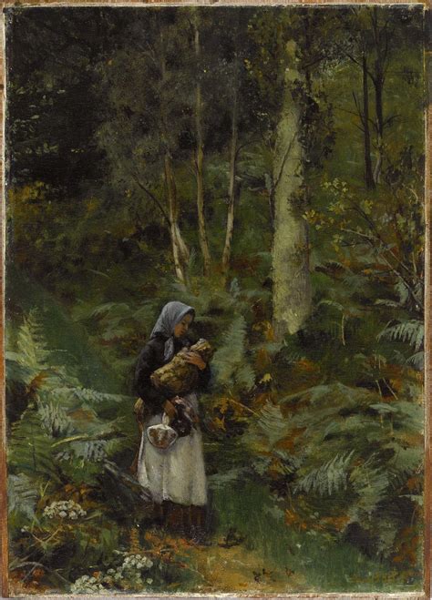 With a Babe in the Woods · Brooklyn Museum