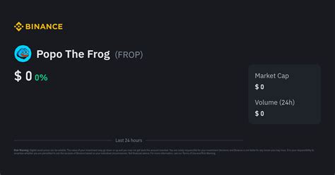 Popo The Frog Price | FROP to USD Converter, Chart and News