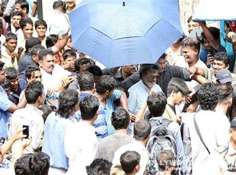 Rajinikanth makes the crowd go wild in Mumbai - View HQ pics ...
