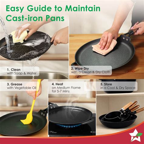 Ferro Light-weight Cast-iron Dosa Tawa | 30cm | Pre-seasoned with 100%
