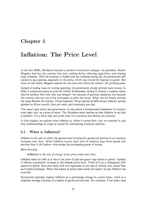 Chapter 5: Inflation and Economic Stability - Insights from Zimbabwe ...