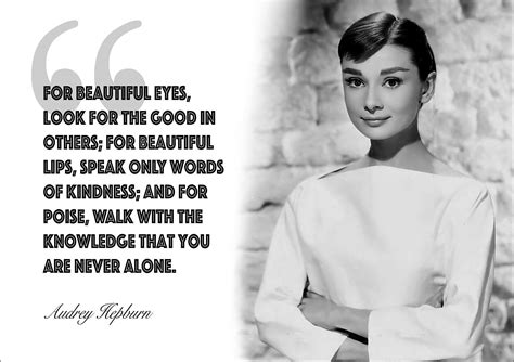 Audrey Hepburn Quotes For Beautiful Eyes