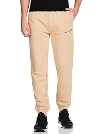 Tommy Hilfiger Men's Regular Fit Track Pants,Clayed Pebble,S : Amazon ...