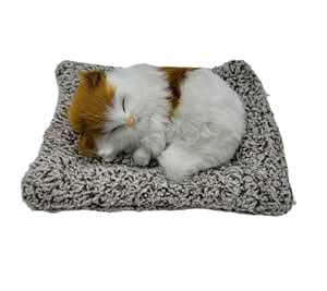 AUGEN Sleeping Cute Cat for Car Dashboard and Home Decor with Activated ...