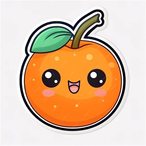 Premium AI Image | an orange with a face that says " orange