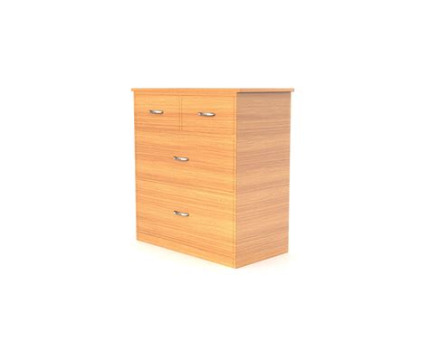 Dynasty Chest with 4 Drawers - (Bavarian beach) | Neehv Home Furniture