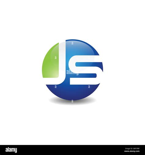 letter JS Logo Design Vector Template. Initial Linked Letter Design JS ...