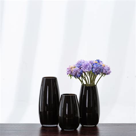 简约手工吹制玻璃花瓶 彩色水培玻璃瓶 家居客厅工艺品装饰摆件-阿里巴巴