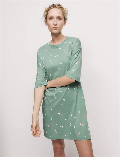 Buy Cool Comfort™ Printed Nightdress at Marks & Spencer