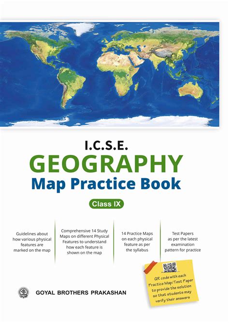 ICSE Geography Map Practice Book Class 9