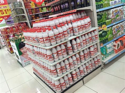 超市上架产品展示_万州乳制品_重庆市万州区大金食品饮料厂