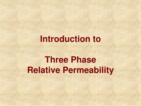 Image result for Three-Phase Relative Permeability