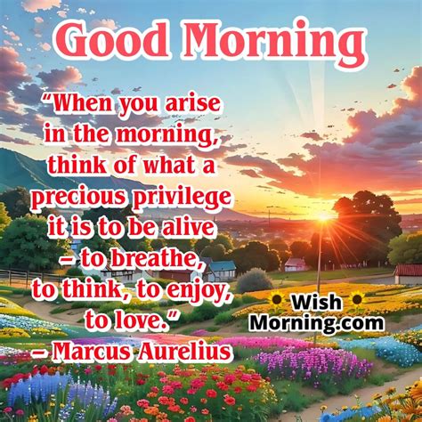 Good Morning Quotes Inspirational