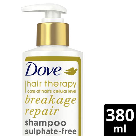 Dove Hair Therapy Breakage Repair Sulphate-Free Shampoo, No Parabens