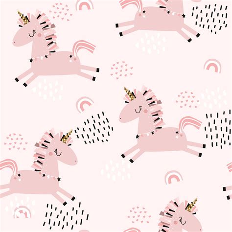 Pink Horses Sketch Self Adhesive Sticker For Wardrobe – Myindianthings