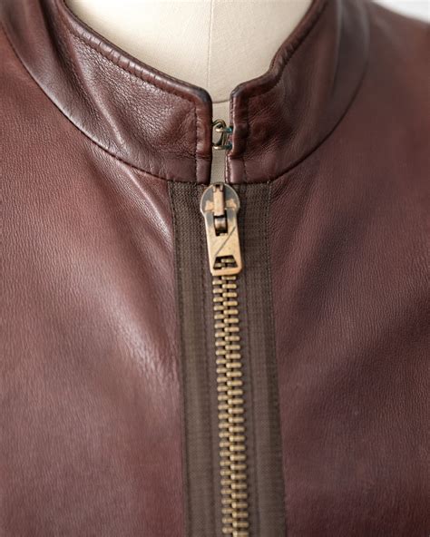 [Early 00’s] "miu miu MEN" Flight Jacket Sampling Cow Leather Blouson ...