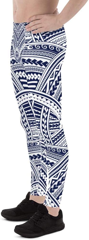Buy Satori_Stylez Tribal Maori Tattoo Leggings for Men Printed ...