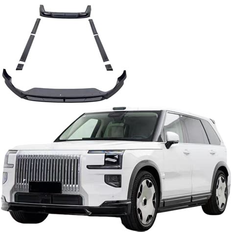 Carbon Fiber Body Kit For ZEEKR 001 2024 – Front Lip, Rear Lip, Side Skirts, Tail Wing Spoiler & Vent Surround, Modified Aero Kit