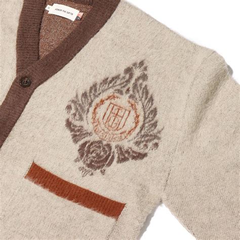 HONOR THE GIFT HTG CARDIGAN BROWN（オナー ザ ギフト HTG カーディガン-ブラウン） | atmos ...
