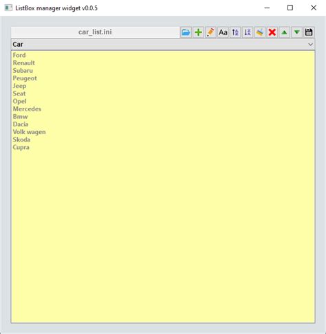 Image result for ListBox wxPython