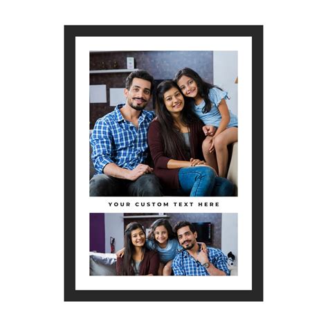 Gogirgit Customized Photo Frame Collage, A4 Size, Engineered Wood, Wall ...