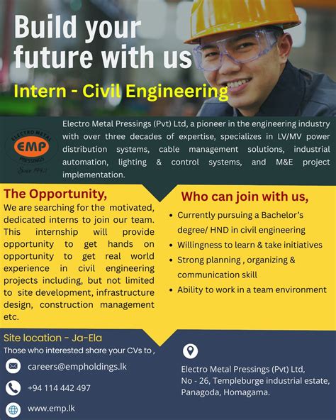 Internship In Civil