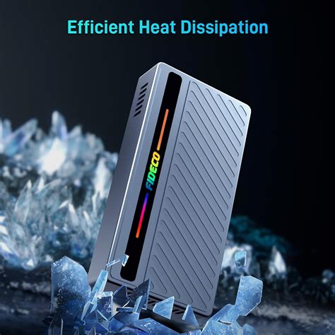 FIDECO 40Gbps M.2 NVMe Enclosure, USB4 NVMe SSD India | Ubuy